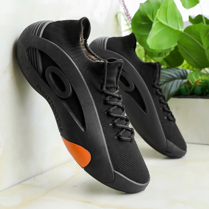 Bottes de neige pour hommes, doublure en fausse fourrure, épaisses et chaudes, Design une pièce, antidérapantes, durables, grande taille, séchage rapide, adaptées, hiver 2025