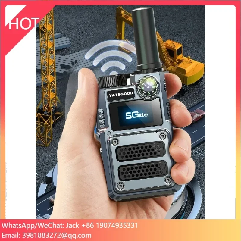 

5000km 4G LTE POC Walkie Talkie with High Call Quality Long Distance Walkie Talkie with Sim Card 100km GPS Radio YATEGOOD G5000