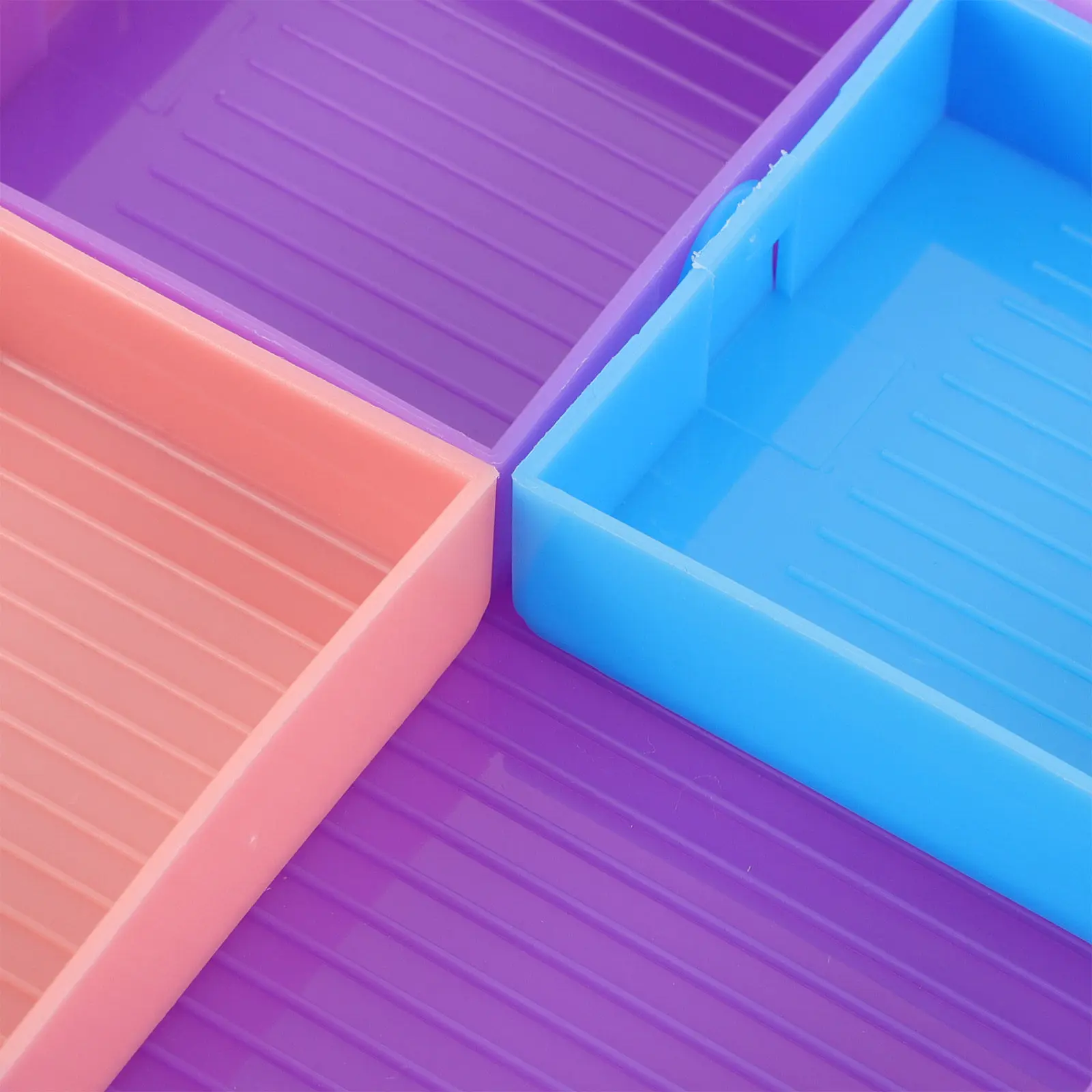 1Set Multifunctional Diamond Storage Tray Large Capacity Bead Sorting Plate for DIY Diamond Art Rhinestone Organizing Container