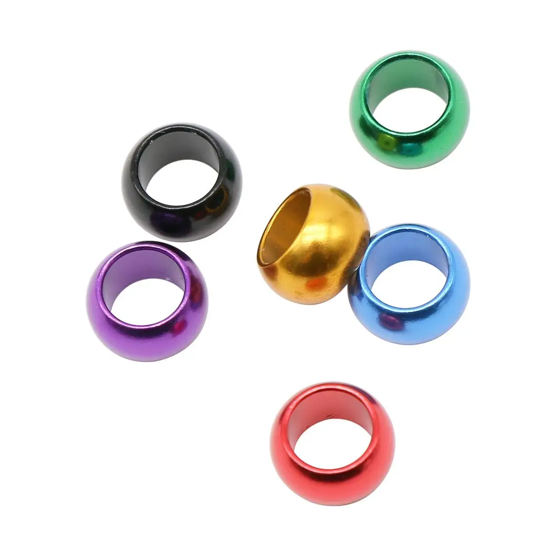 12 pezzi ID 8/10mm Anello per piede di piccione in alluminio senza numero Anello per piede di uccello Allenamento di volo all\'aperto Identificazione