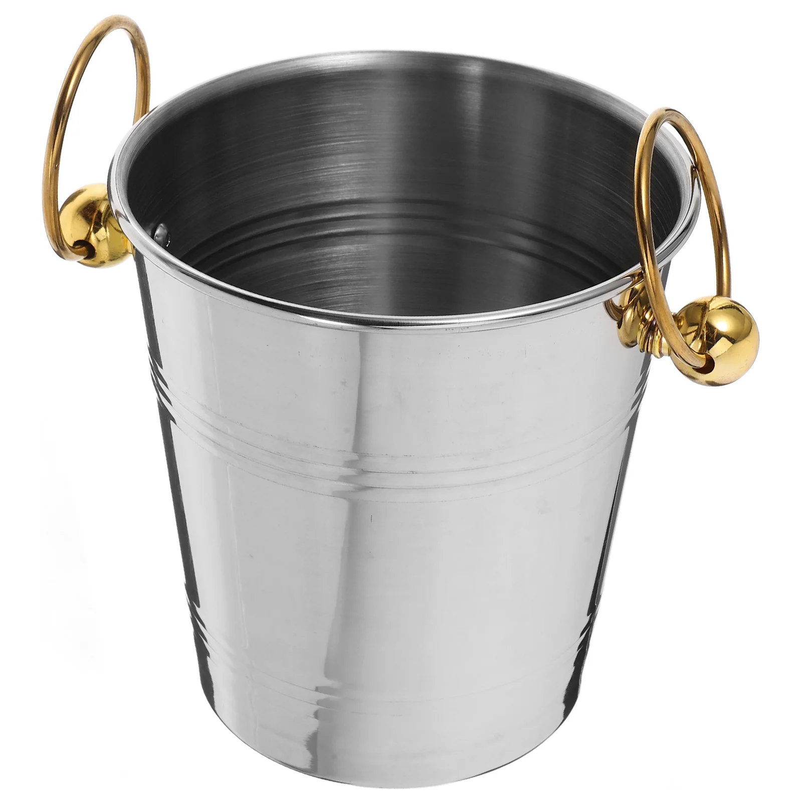 

Ice Bucket Stainless Steel Smooth Texture Multipurpose Ice Cube Bucket for Cocktail Bars Party Wine Cooling Holder