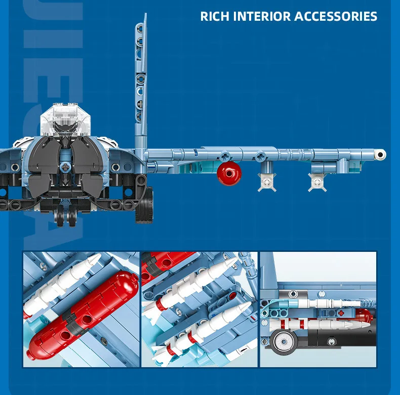 Sowjetunion Sukhoi Su-35 Super Flanker E Kampfjet Modernes Militär-Bausteinmodell Flugzeug Bausteine Rückziehspielzeug – Detail 3