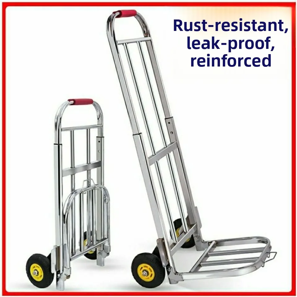 

Усиленная ручная тележка-тачка, портативная тележка для покупок, маленькая тележка для овощей, грузовая тележка для перевозки тяжелых грузов