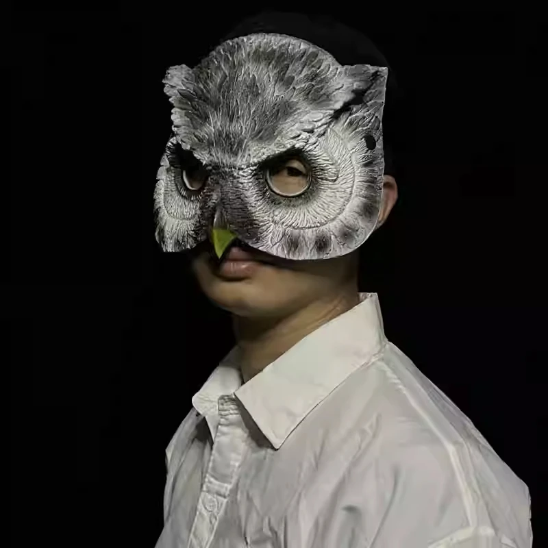 Owl Animal Mask Masquerade Bird Mask for Men Women Mardi Gras Cosplay Carnival Party Props Fancy Dress Masque Costume Accessory