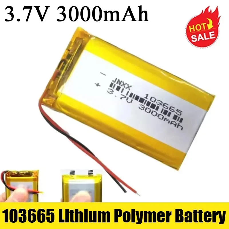 103665 3.7V 3000Mah… - image