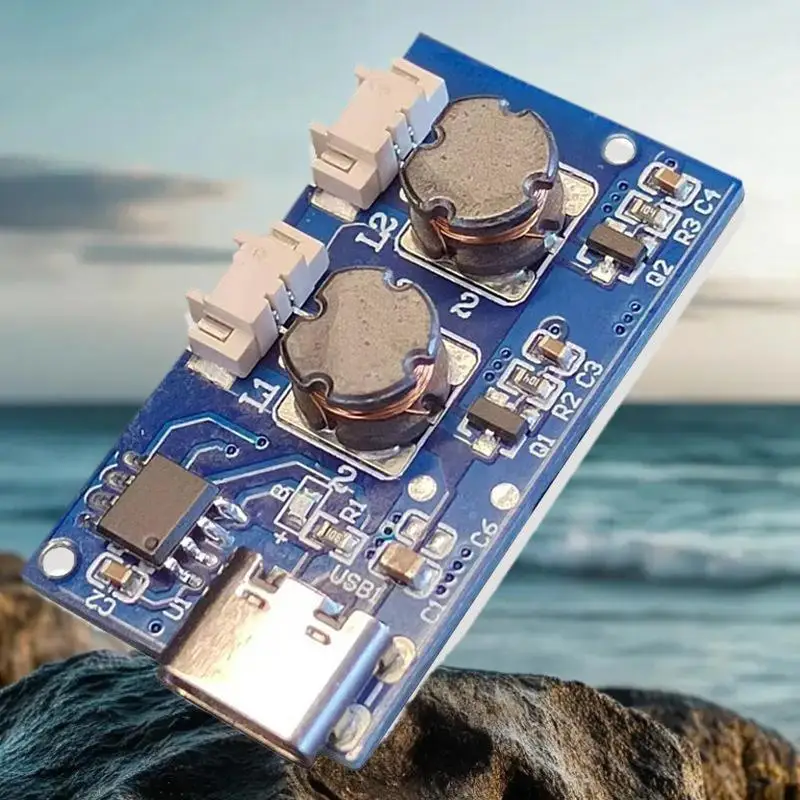 1 Set Dual Spray Electrified Direct Spray No Switch Ultrasonic Atomizer Humidifier Module Type C DC5V Single Module