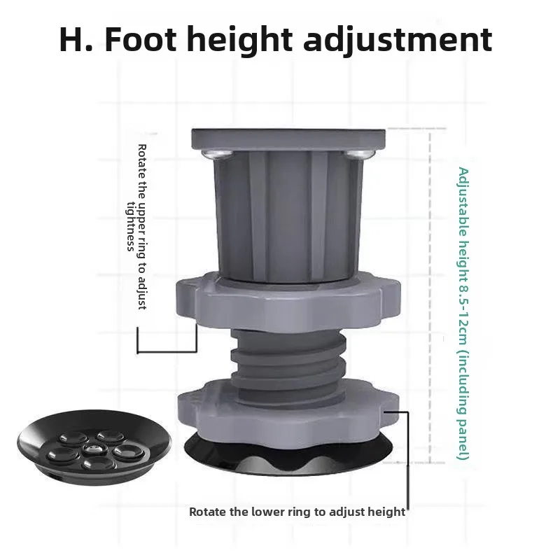 

Washing Machine Stand Base Laundry SL Machine Support Bracket Storage Organizer Plastic Material Home Organization Tools
