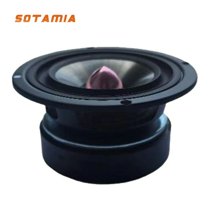 

SOTAMIA 1pcs 3 Inch Full Range Audio HIFI Speaker 4 Ohm 10W Computer To Box Desktop Bookshelf Speaker KTV Audio