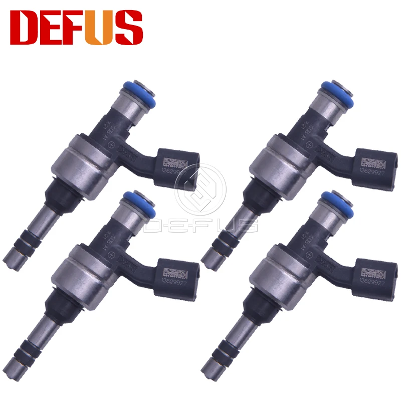 

DEFUS 4 шт. топливные форсунки OEM 12629927 для Chevrolet Equinox, Cadillac CTS SRX 3.0L 2010-2011, клапаны инжектора в продаже