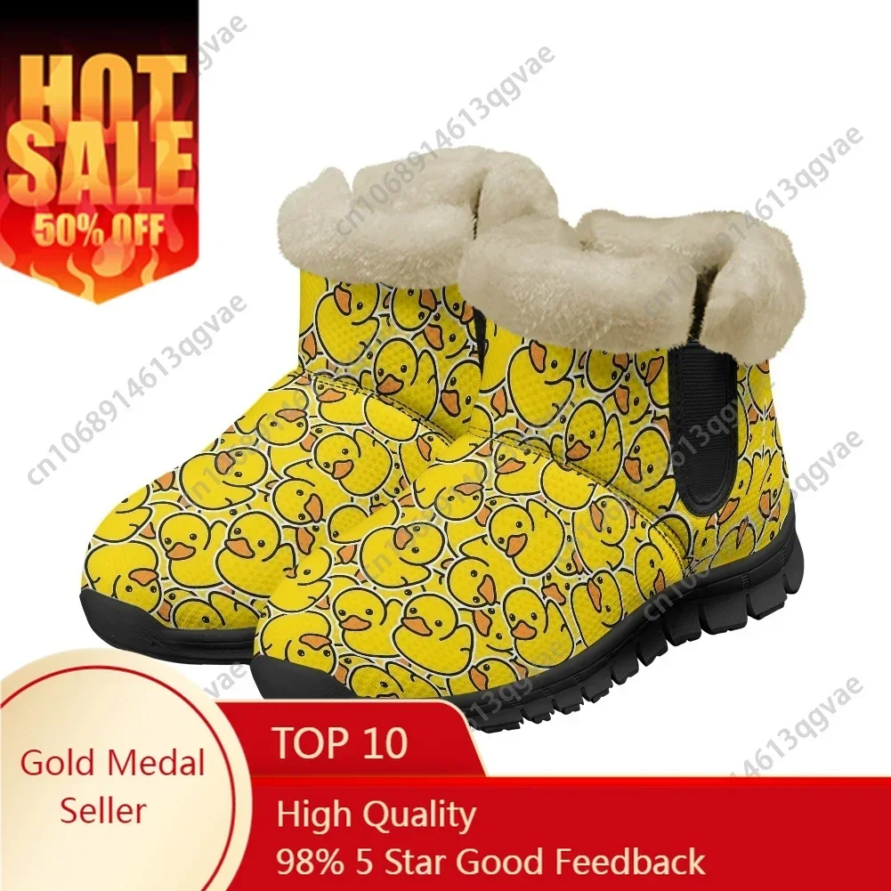 

Little Yellow Duck Snow Boots Mens Womens Teenager Shoes Keep Warm Boot High Quality Light Couple Sports Customize Sneakers