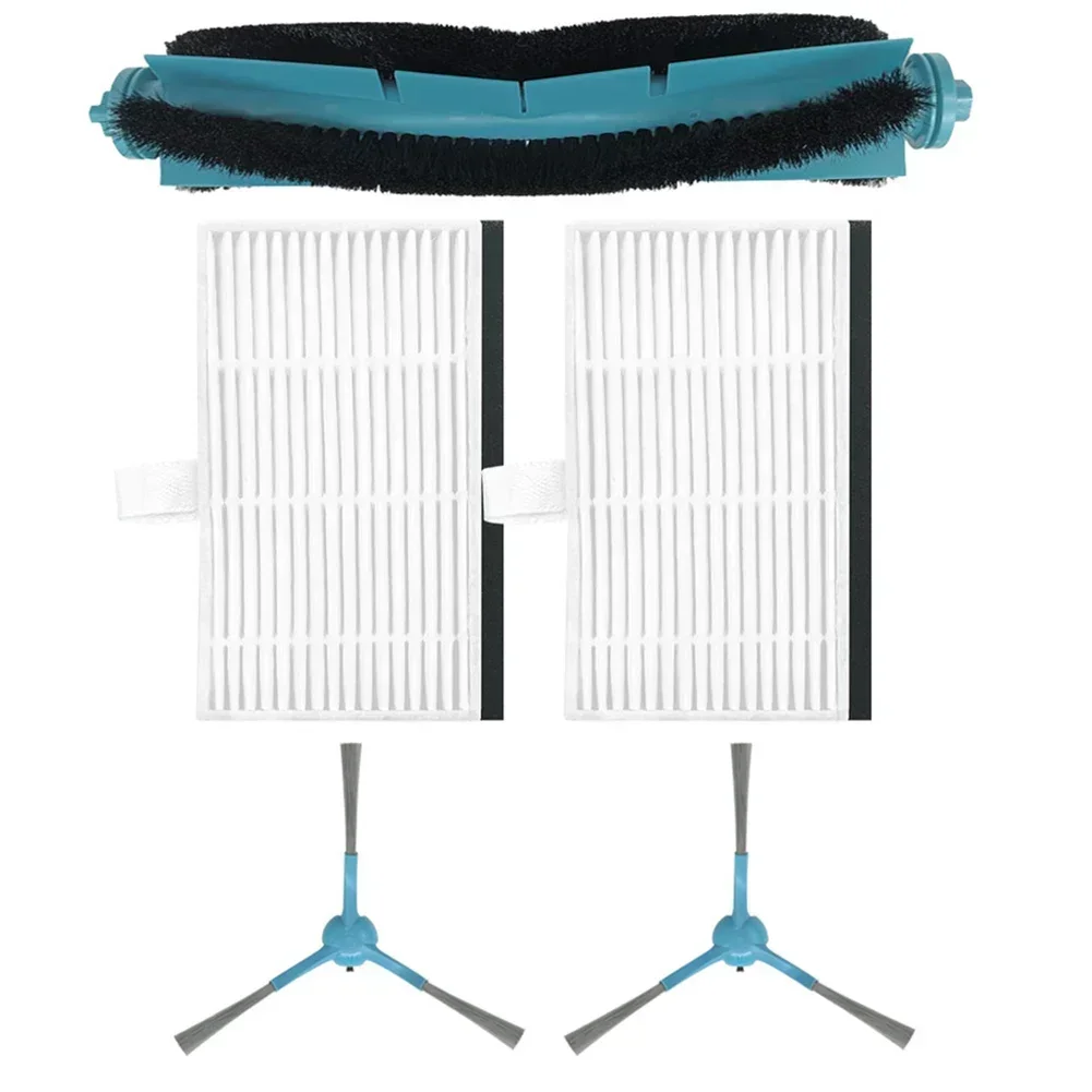 1 * Main Brush + 2 * Filter + 2 * Side Brushes Replace For Conga 9590/9990/10090 AI Sweeping Machine Kit  Home Appliance Parts