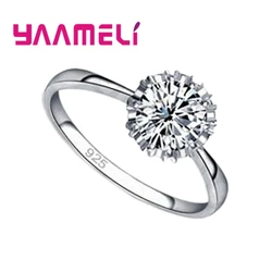 AAA Cubic Zircon 925 Sterling Silver Rings For Women Wedding Engagement Jewelry Fashion Promise Ring Accessory Ringen