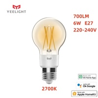 yeelight Smart LED Filament bulb E27 220-240V wifi Smart bulb light APP Control For xiaomi mi home homekit Alexa google