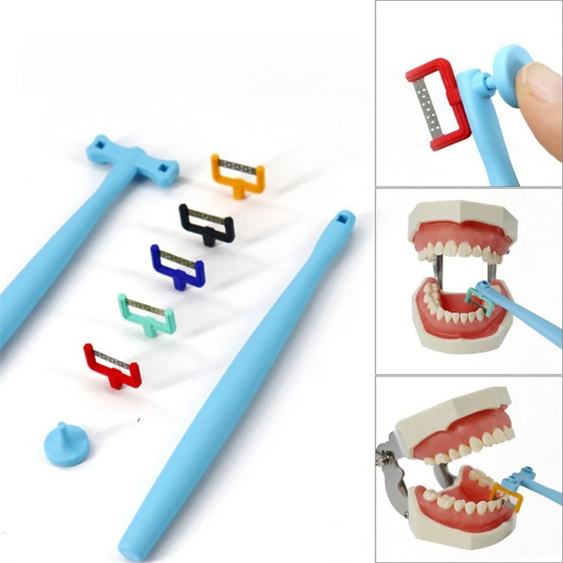 Dental Interproximal Enamel Reduction Kit Oral Stripping System Dentistry Adjacent Surface Polishing Strips Orthodontic Tool