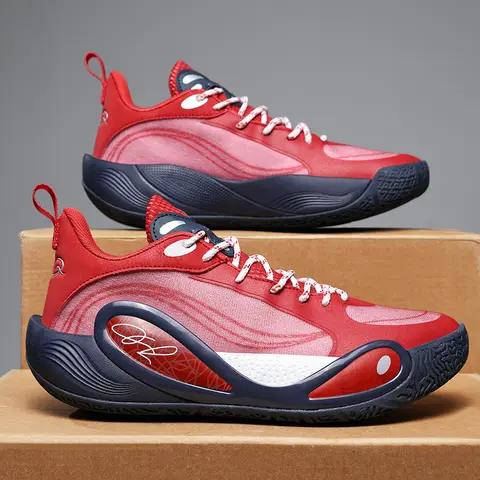 Unisex Basketball Shoes High-Quality Mesh Breathable Fashion Summer Sports Shoes Shock-Absorbing Teen Basketball Boots