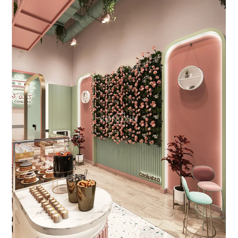 custom.Modern Restaurant Counter Dessert Shop Counter Designs Bakery Display Cake Chiller Lounge Coffee Food Warmer Display Coun