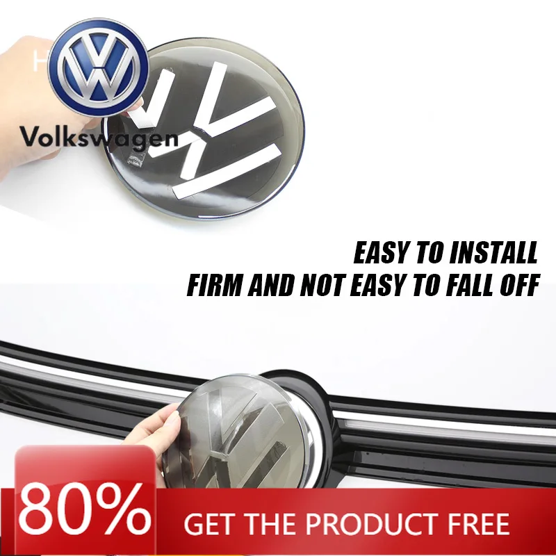 

Эмблема-накладка на капот и задний бампер для Volkswagen (без ACC), аксессуар для VW Golf 6, Golf 7, G