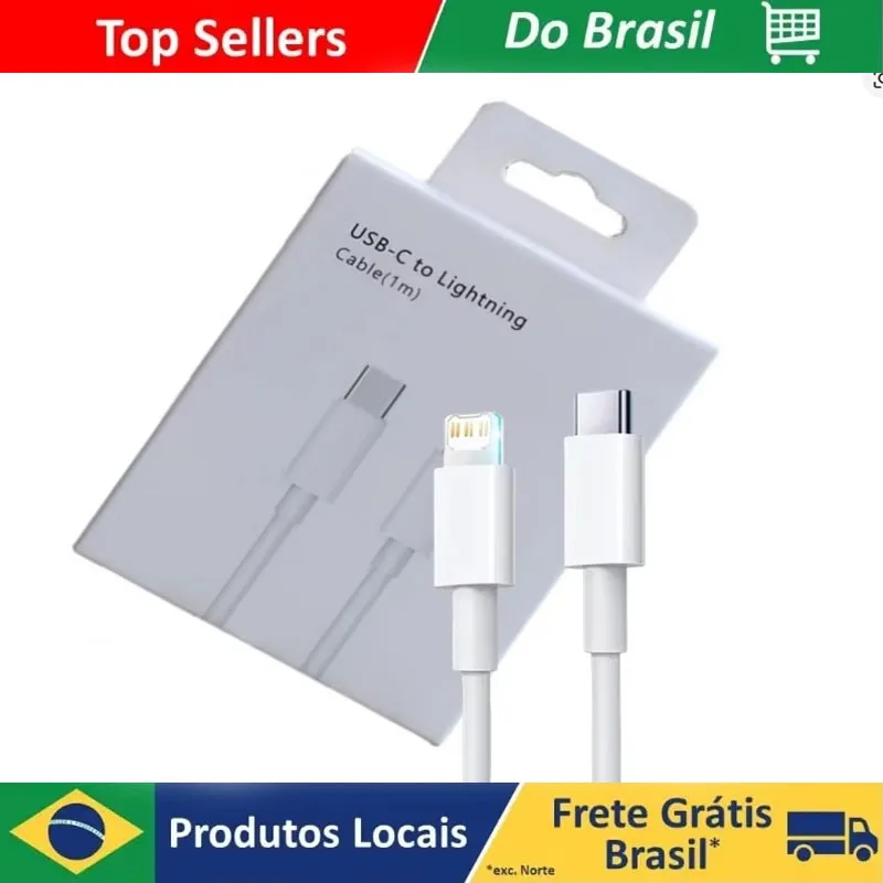Cabo USB C de Carregamento Rápido 20W para iPhone 14 13 12 11 Pro Max Plus XS, Cabo de Dados Tipo C para Carregador Rápido