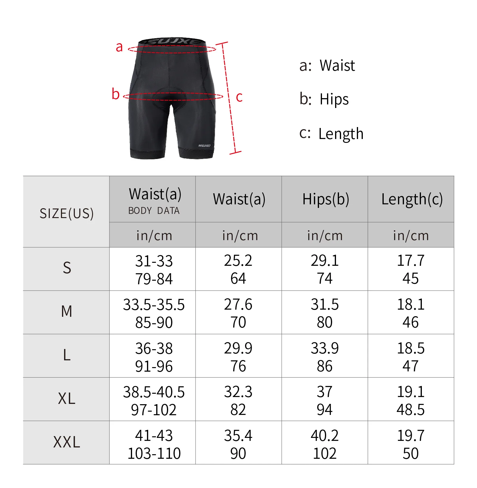 ARSUXEO Men Cycling Shorts Bicycle Padded Tight Pants With Pockets Summer Outdoor Sportswear  MTB Bike Shorts Ropa Ciclismo 566