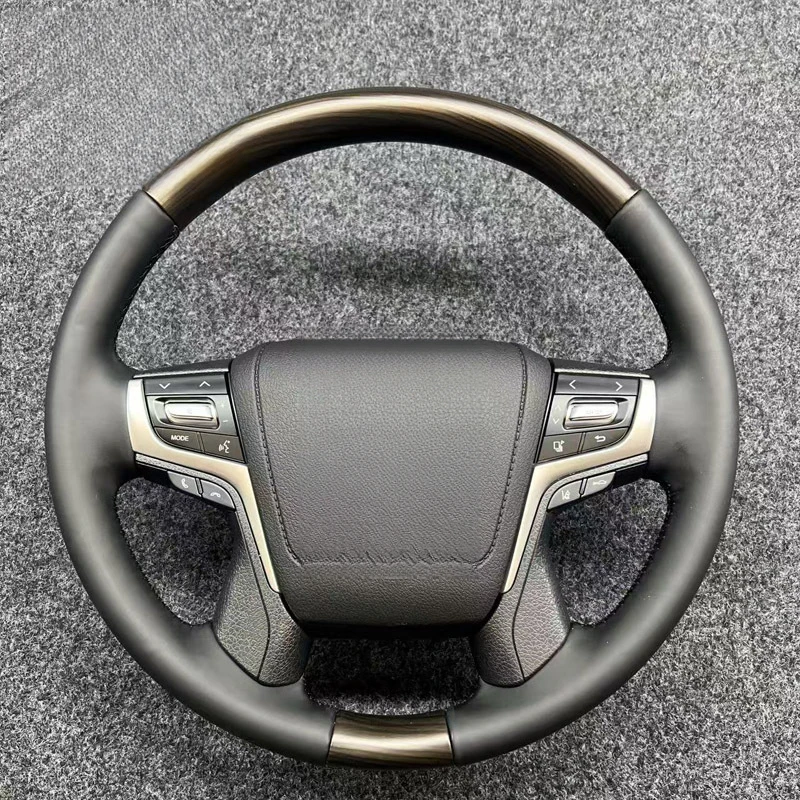 For Toyota Prado Land Cruiser LC Alphard 80 Series Hilux Land Cruiser Crown mahogany steering wheel assembly