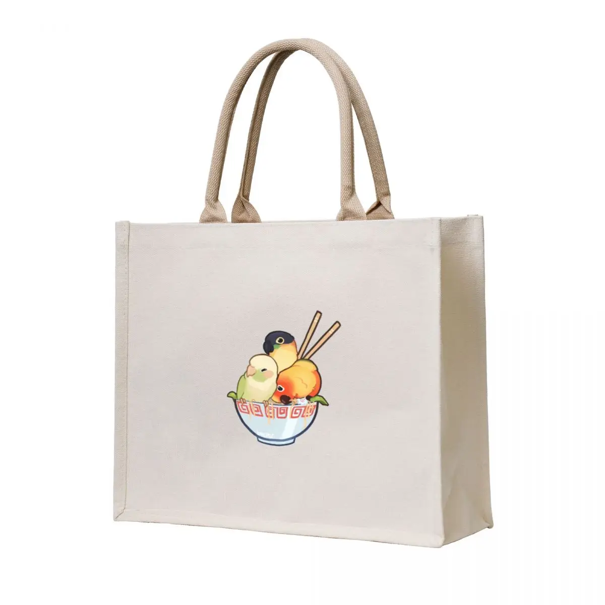 

Bowl of birbs Tote Bag tote bag woman reusable shopping bags personalized tote