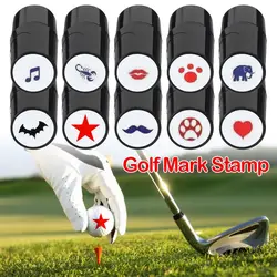 Stempel do piłki golfowej Marker do pieczęci Pieczęć wyciskująca Szybkoschnące akcesoria golfowe Symbol Golf Marker do znaczków Sporty na świeżym powietrzu Prezent dla golfisty