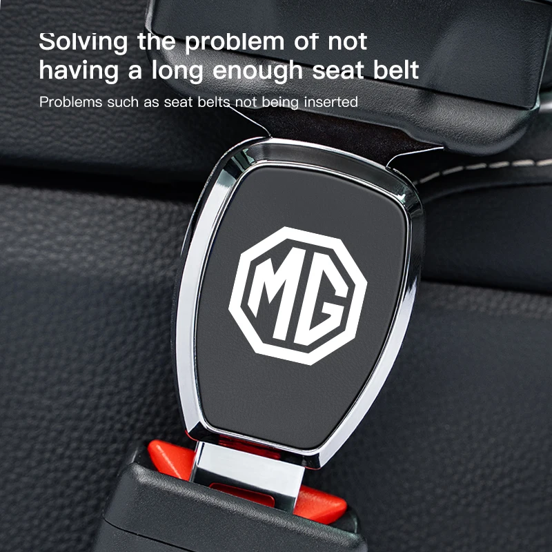 سلامة السيارة مقعد قفل مشبك حزام الأمان موسع محول قابس لموريس المرآب MG MG3 MG5 MG6 MG7 GT GS هيكتور HS ZS ZX EZS EHS #5