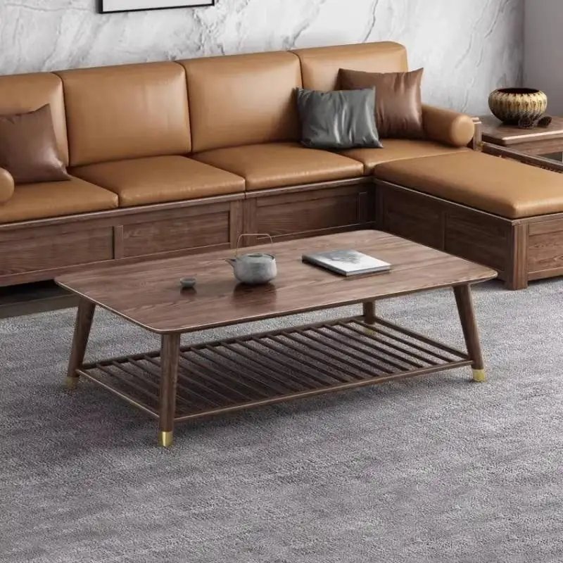 

Unique Nordic Coffee Table Tray Clear Rectangle Minimalist Modern Side Table Wood Balcony Floor Wohnzimmertisch Furniture