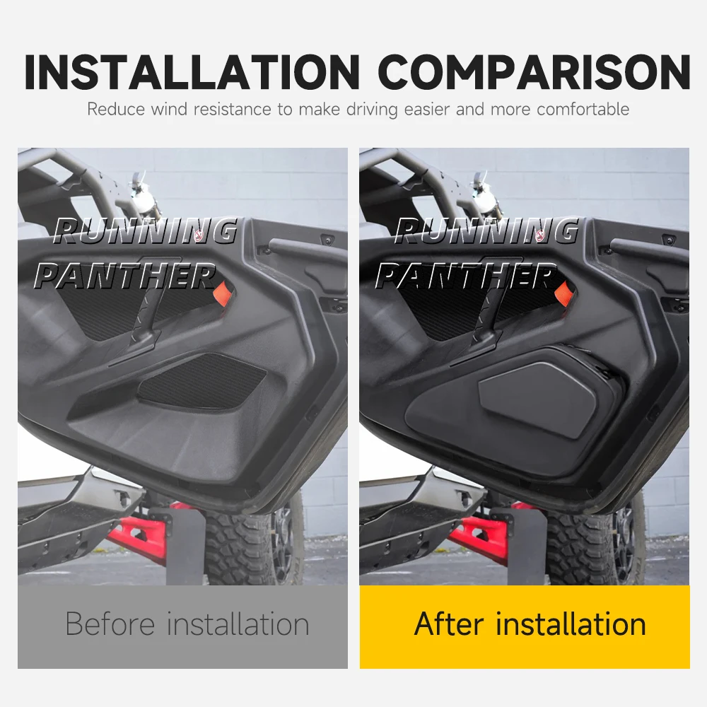 New Accessories For Can-Am MAVERICK R For CAN-AM Maverick R 2024 Lower Door Bags UTV 5 liters Capacity Tool Storage Bag Pack Kit