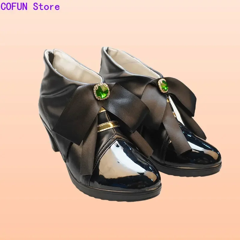 Game Vtuber Kurumi Noah Cosplay Shoes Halloween Carnival Party Outfit Women Cosplay Shoes Anime