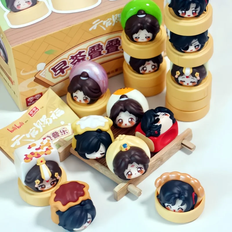 

Слипая коробка Heaven Official'S Blessing, серия для завтрака, милая фигурка, модель, коллекция мультфильмов, украшение для дома, подарок-сюрприз