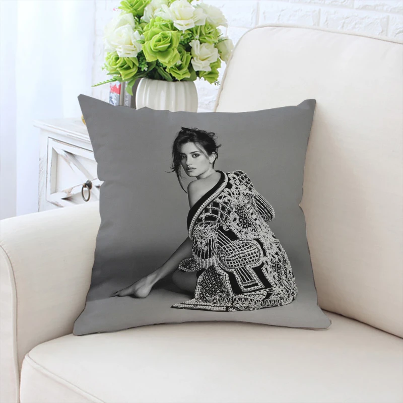 

40x40cm pillow cover Ana de la Reguera double-sided printed custom pillowcase fan gift short plush sofa cushion cover 50x50cm