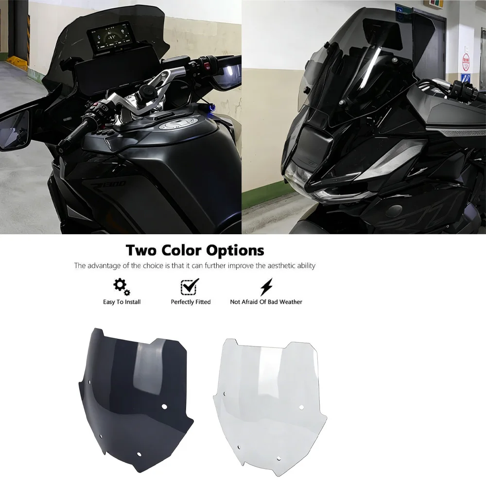 For BMW R1300RT Accessories Expanded Windscreen Windshield Wind Deflector Screen Fairing R1300 R 1300 RT 2025 2026