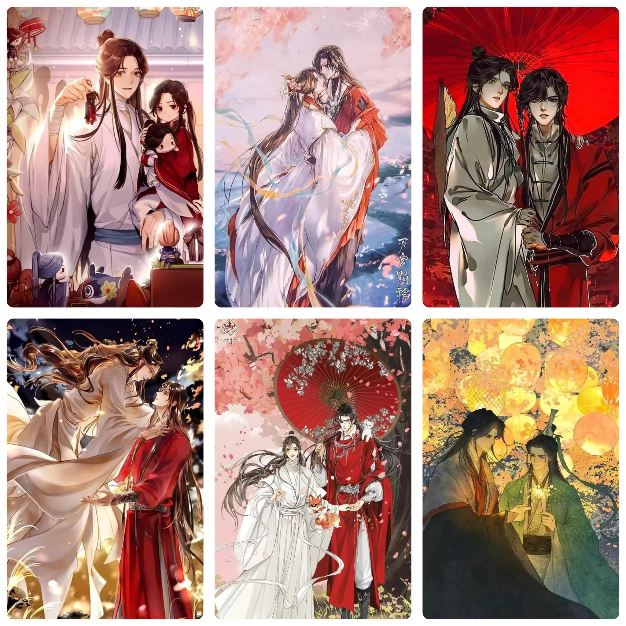 500/1000/1200/2000PCS Puzzle Heaven Official's Blessing Jigsaw Modern Home Decor Family Interactive Gift Holiday Gifts