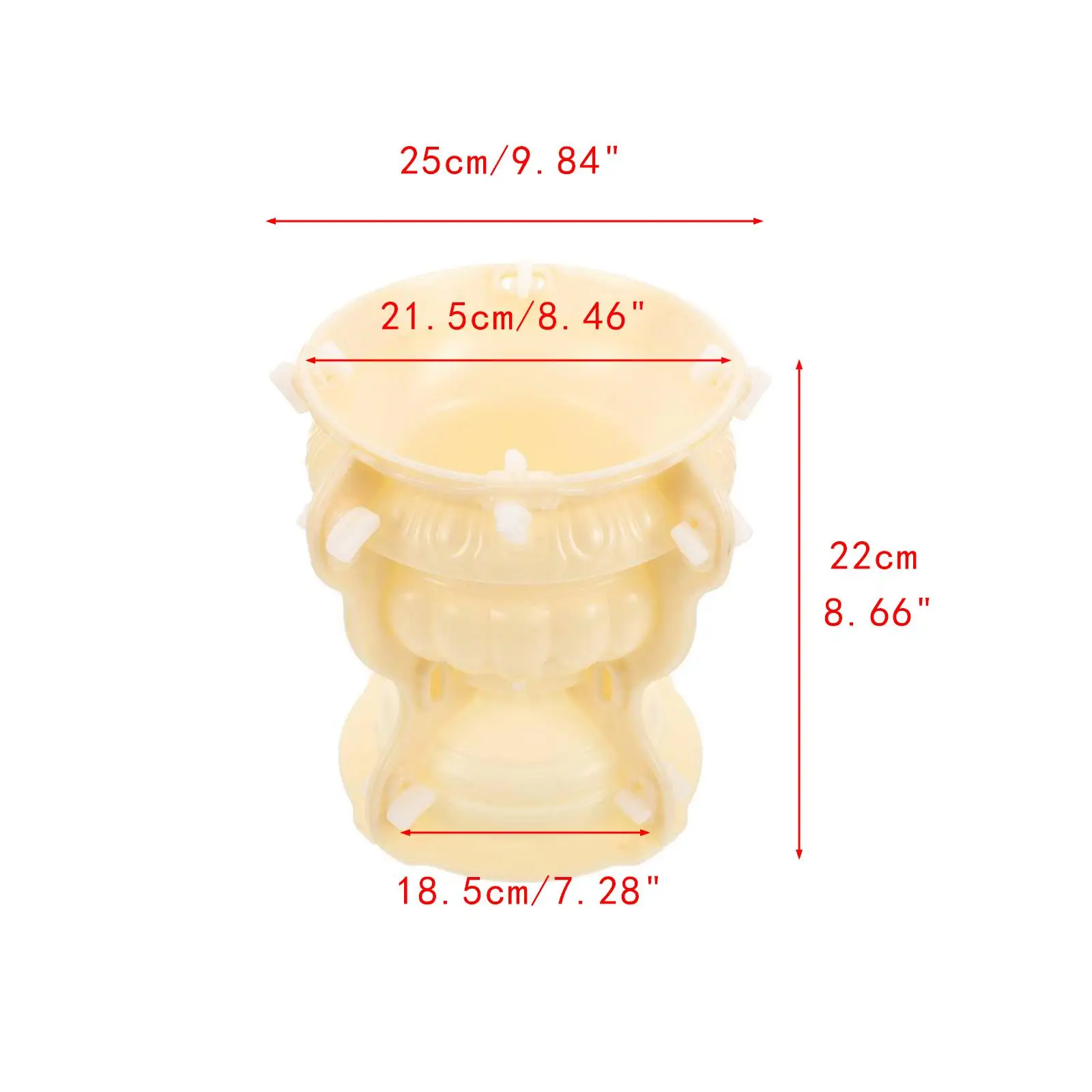 قالب الزهرية الأوروبي ديكور الحديقة الخارجية DIY بها بنفسك الحرف صنع عمود روماني اناء للزهور قالب زارع قالب قالب خرسانة