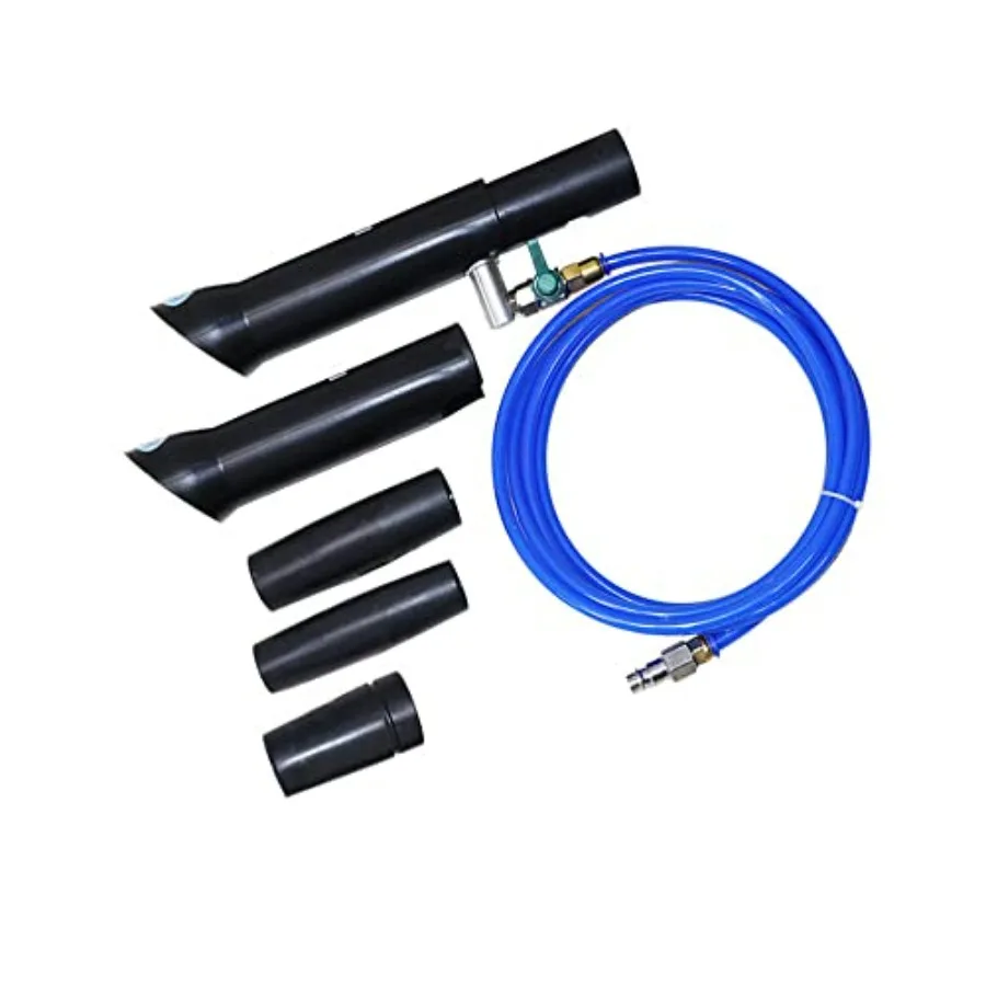 

Пневматический продувочный пистолет для мойки автомобиля, пистолет для чистки салона для бластерного пылесоса, вакуумный пистолет для детализации автомобиля (алюминиевый поворот