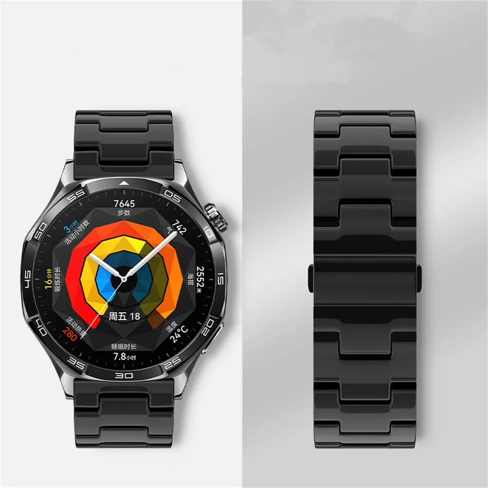 Tali Universal Resin Tiga Manik 20MM 22MM untuk Huami amazfit GTS 2 3 / GTR 2 3 4 / Gelang Jam Aktif 2
