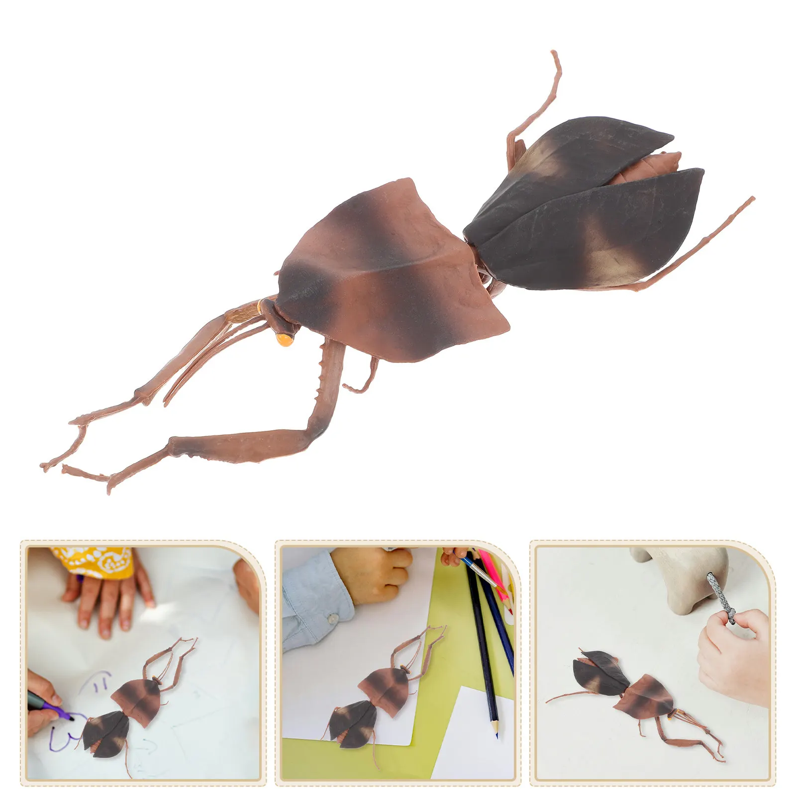 Insect Model Toy For Insect Collection Display Autumn Home Decor Dead Leaf Wild Lifelike Detailed Hand Painted