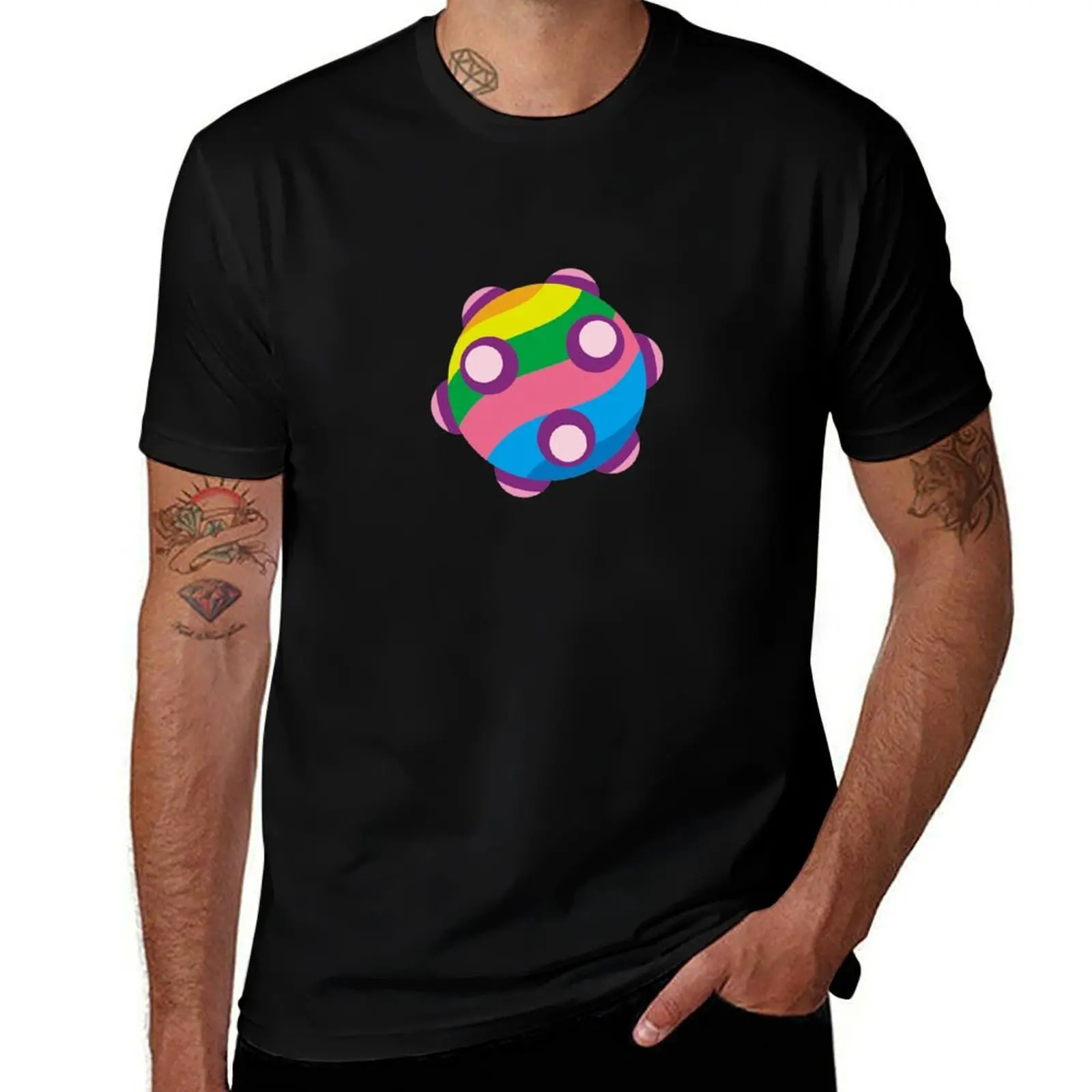 

Colorful sticky rolling ball T-Shirt t shirt man luxury graphic t shirts for man cotton t shirt man T-Shirt