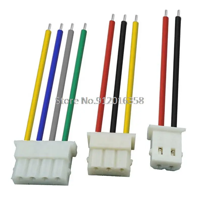 24AWG 10CM 2.5mm 5264 Single End Rectangular Connectors 2.50 SPOX HSG 3P friction lock Mini-SPOX Wiring Harness Assembly