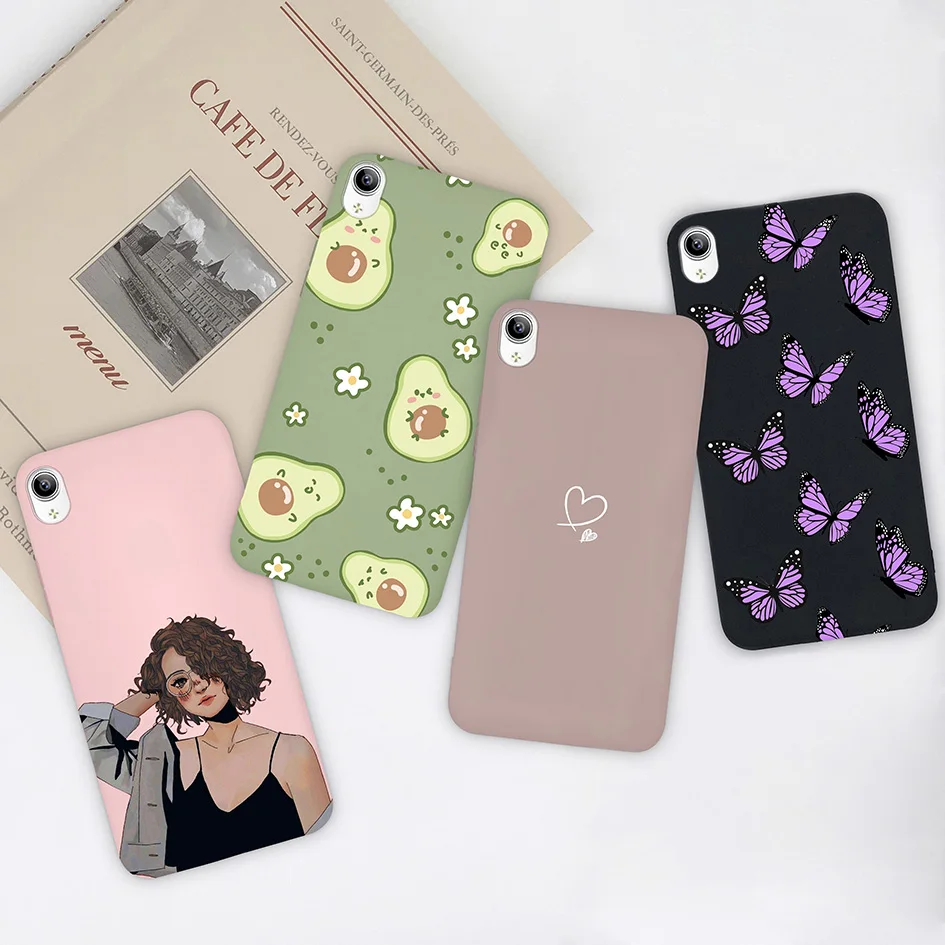 For Vivo Y91C Case Silicone Soft Cute Sunflower Girl Back Cover For vivo Y91i 1820 Funda For vivo 2020 Y 91C Phone Capa 6.22