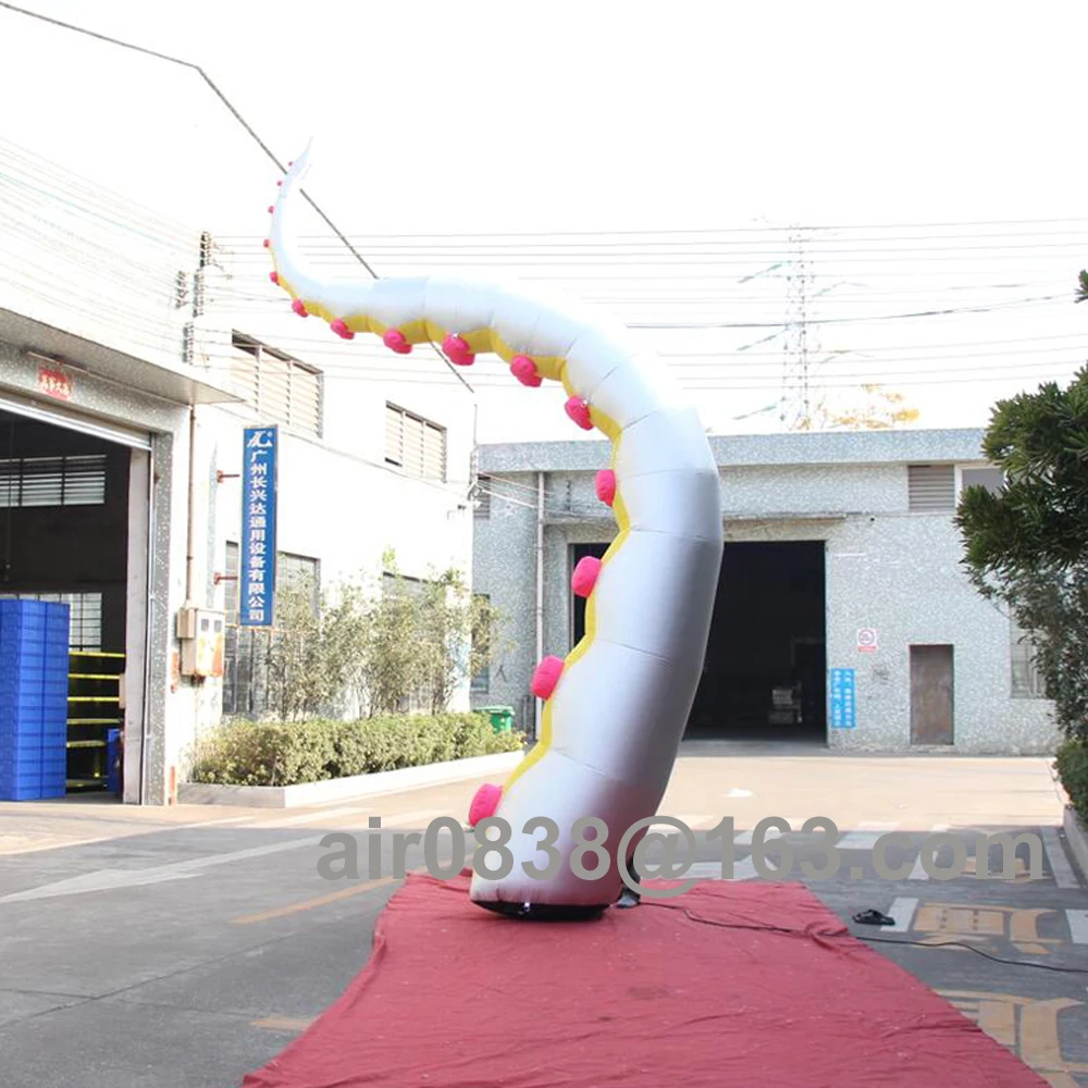 Silver Giant Inflatable Octopus Tentacles Custom Inflatable Octopus Arm Squid Legs For Building&Halloween Stage Decoration