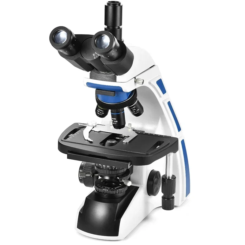 Stereo Microscope Laboratory Trinocular Microscope with Camera Professional Multihead Microscope with Darkfield Condenser