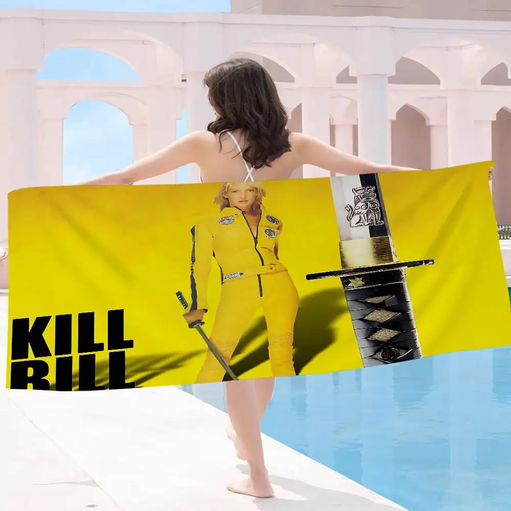 Classic Hot Movie Kill Bill Microfiber Beach Towel Absorbent Quick dry Soft Yoga Swimming Resort Mountain Climbing Towel