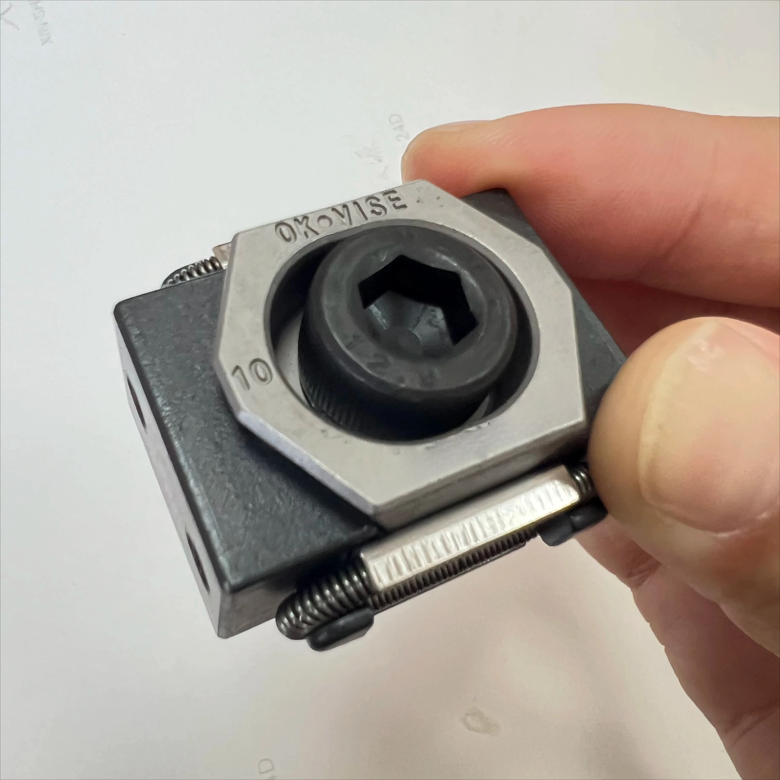 440C Cnc OKP OKC tornillo de banco fijo Mini abrazaderas de sujeción de precisión herramientas de fresado pequeñas neumáticas máquina Ok tornillo de banco OK accesorio