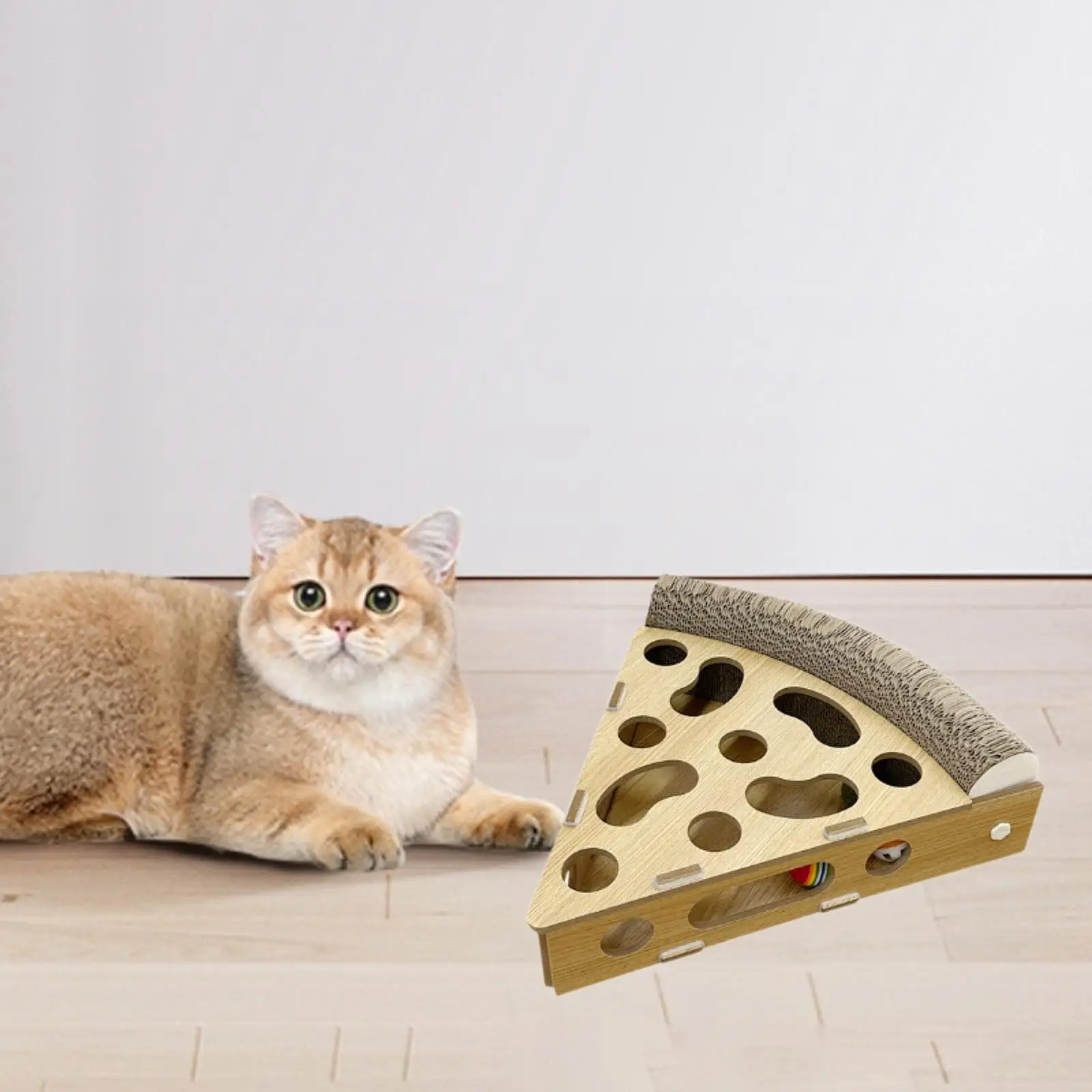 Caja de rompecabezas de laberinto de gato de madera, caja interactiva para gatos de interior, gatito y gatito