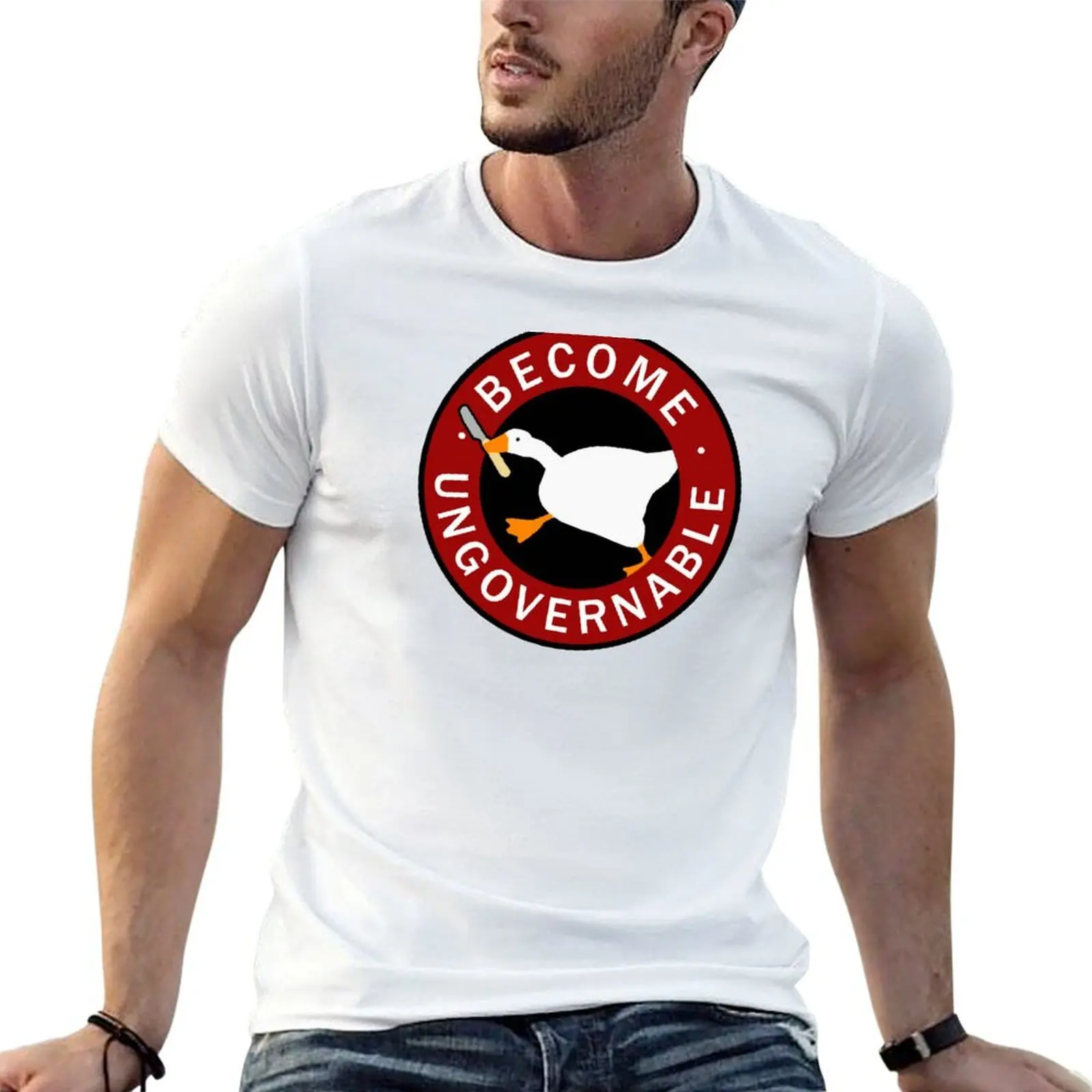 Become Ungovernable Goose T-Shirt Haut de sport anti-transpiration
