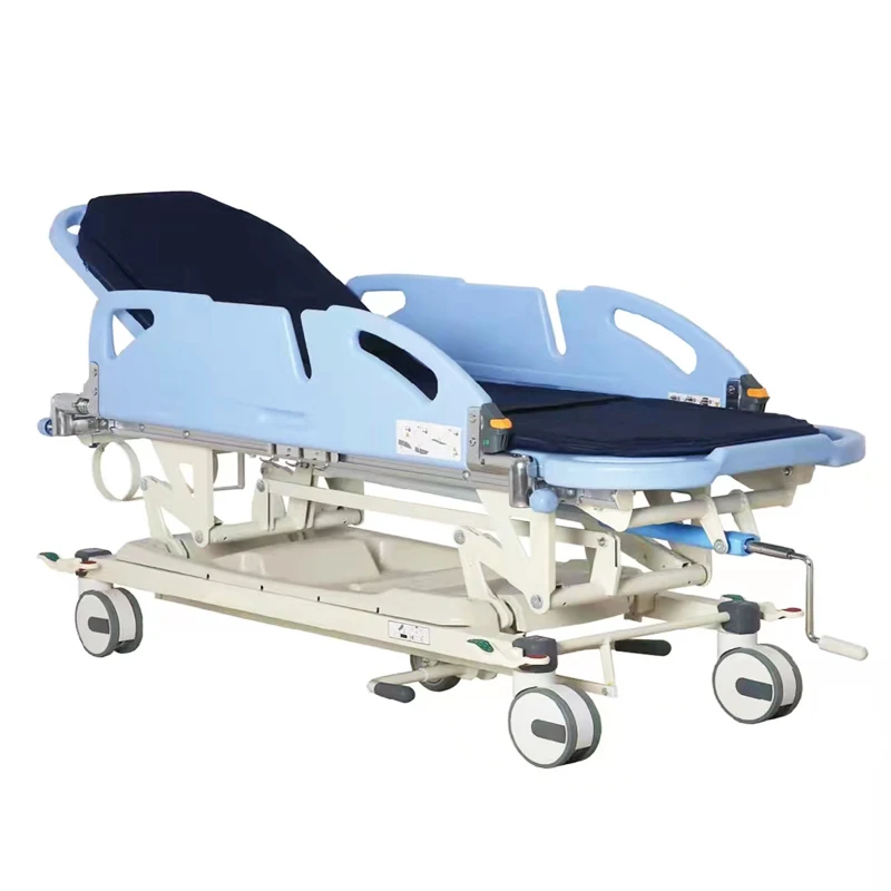 

Hospital Emergency First Aid Luxurious Flat Vehicle Patient Transfer Equipment Ambulance Stretcher Bed For Patient Room