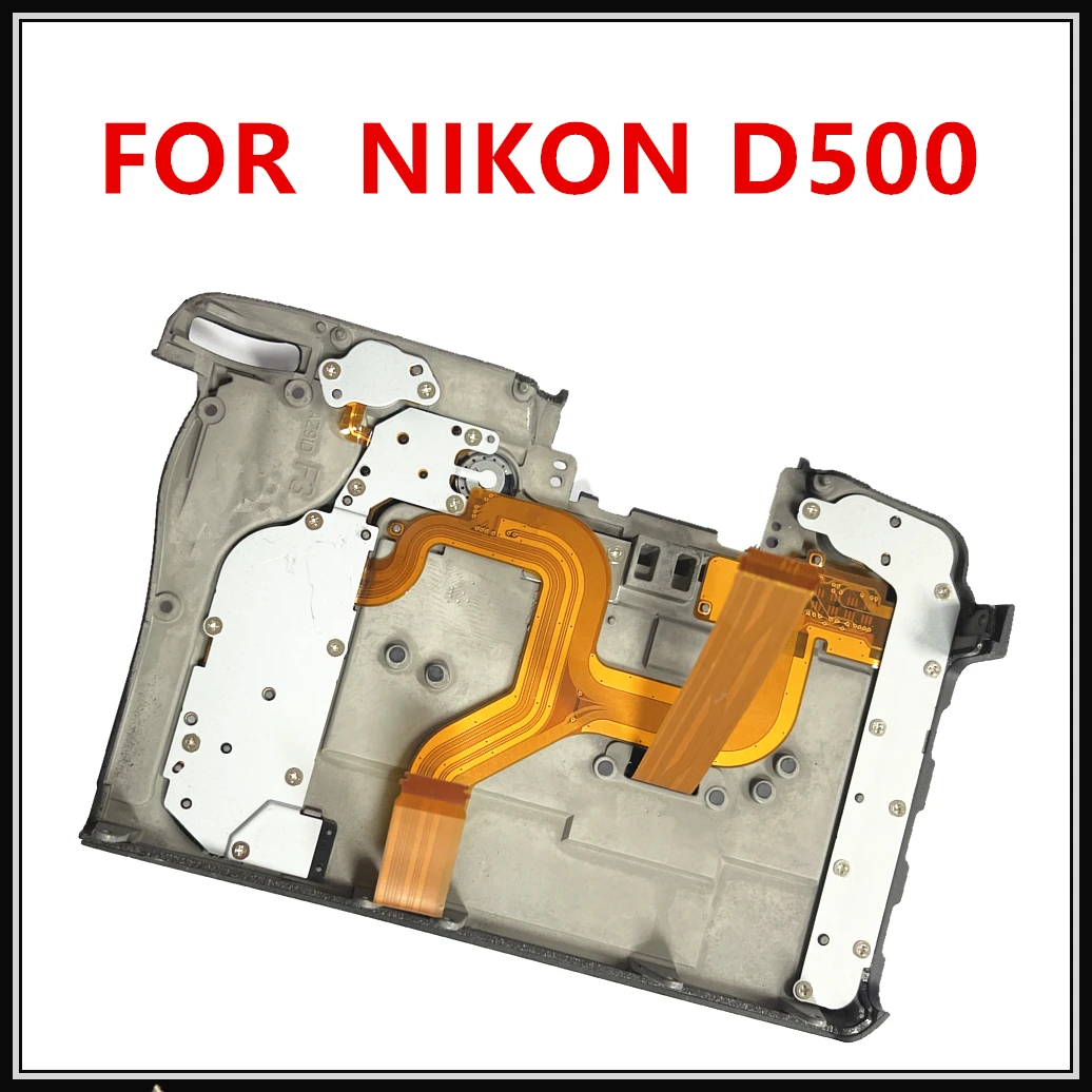 NEW For Nikon D500 Back Cover Rear Shell Case with LCD Button Flex cable FPC Camera Repair Spare Part