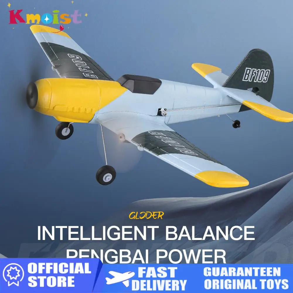 2.4G RC Plane Foam Airplane Remote Control Aircraft Helicopter BF109 Fighter Fixed-Wing Model Airplane Glider Toys for Boy Gifts